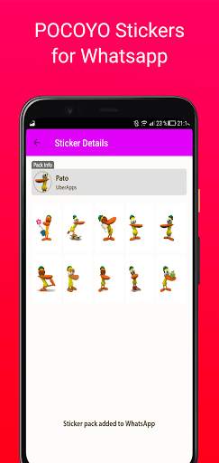 Pocoyo Stickers For WhatsApp | Cartoon WAStickers screenshot 6