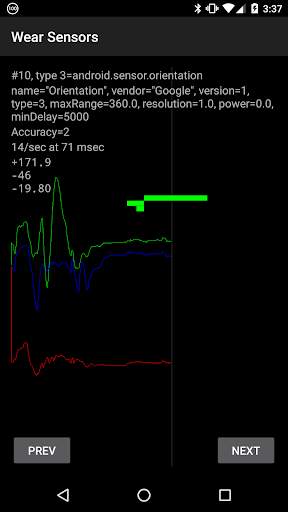 Wear Sensors screenshot 1