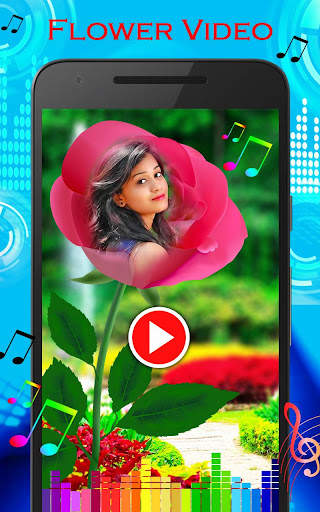 Flower Photo Video maker 3 تصوير الشاشة
