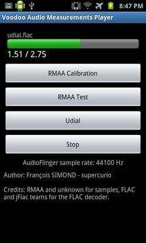 Voodoo Audio measurement play screenshot 2