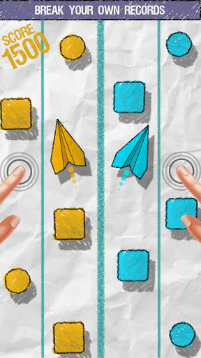 Paper Planes Race : 2 Planes Racing EDM Rush✈️ screenshot 2
