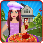 Pizza Making Dish Washing Game icon