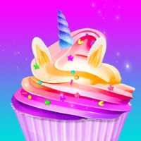 Cupcake Rainbow Maker! Unicorn Cone Cupcake logo