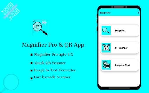 Magnifier App - Magnifying Glass with QR Scanner screenshot 1