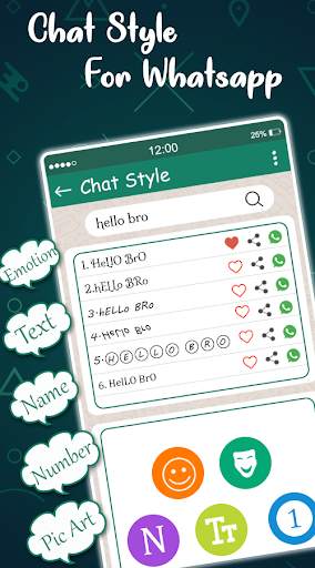 Cool Text Styler & Stylish Fonts for Whatsapp 2021 screenshot 2