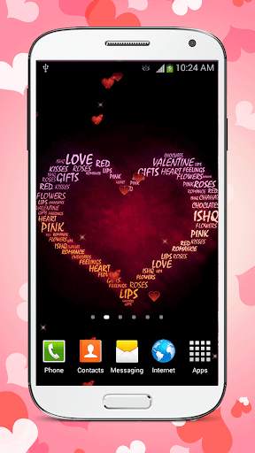 Hearts Live Wallpaper HD screenshot 2