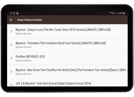 Songs Of Beyonce Knowles screenshot 3