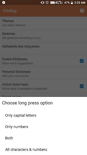 FlinKey - Fast Keyboard स्क्रीनशॉट 5