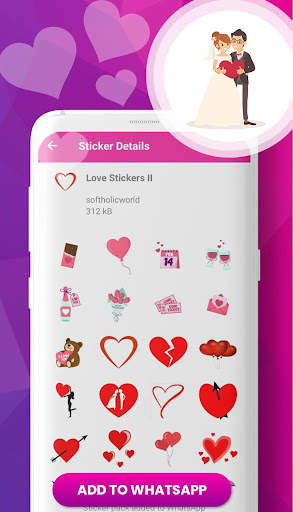 Love Sticker : WAStickerApps screenshot 7