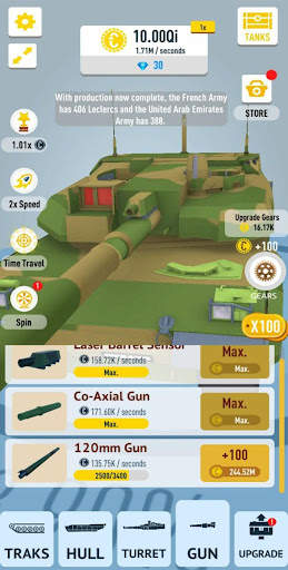 Idle Tanks 3D स्क्रीनशॉट 2