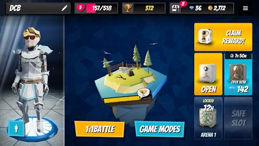 1v1Battle - Build Fight Sim screenshot 1