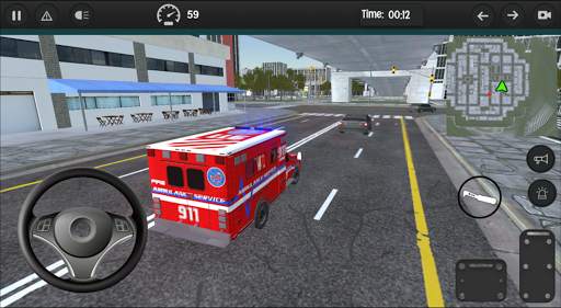 Emergency Ambulance Car Driver Pro screenshot 2