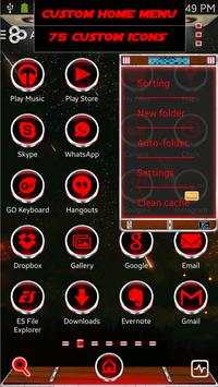 Red Nova Go Launcher Theme screenshot 8