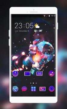 Tech theme for Oppo RX17 neo launcher screenshot 1