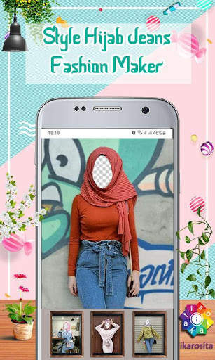Style Hijab Jeans Fashion Maker screenshot 4