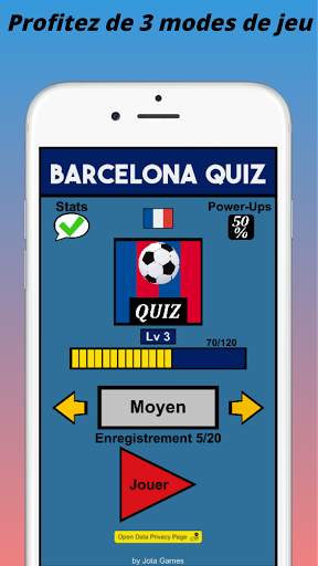 Barcelone Football Quiz - Jeu de Questions screenshot 2