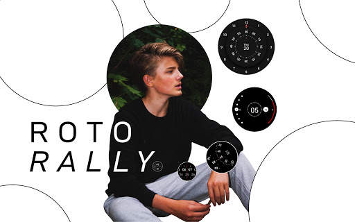Roto Rally - 5 in 1 Watch Face Pack for Wear OS screenshot 3
