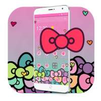 Colorful Cartoon Bow Theme on 9Apps