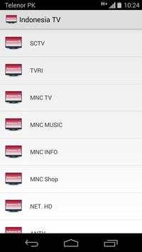 Live Indonesia TV Channels screenshot 3