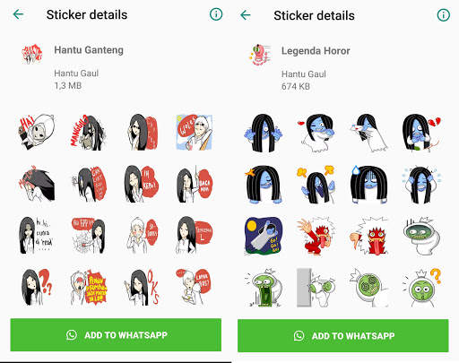 WA Sticker Hantu Gaul for Whatsapp screenshot 7