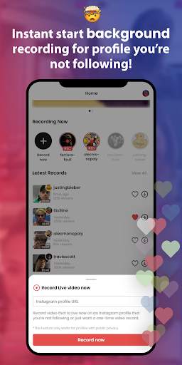Video Recorder Downloader for Instagram: IGLiveRec screenshot 2