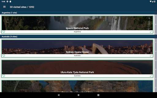 World Heritage - UNESCO List screenshot 10