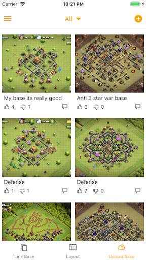 Bases layout for Coc (with copy link) screenshot 6