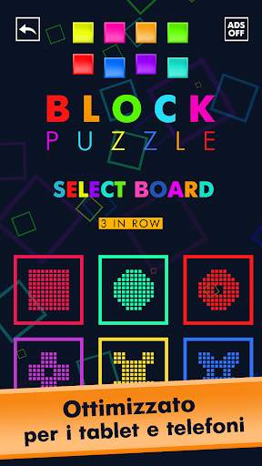 Blocco puzzle tre in fila (Block puzzle) screenshot 8