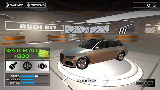 Audi Highway Car Traffic Racer Game screenshot 2