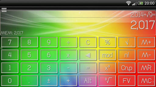 SCalc theme Glass screenshot 4