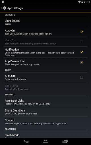 DashLight (Torch/Flashlight) screenshot 10