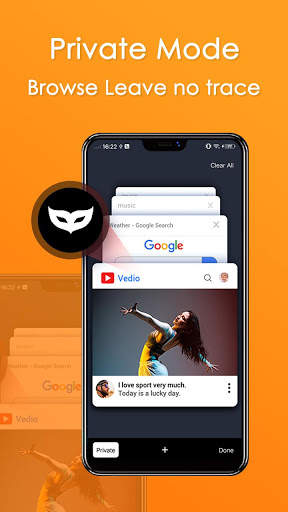Browser King: Secure Browser, Fastest Web Browser screenshot 2
