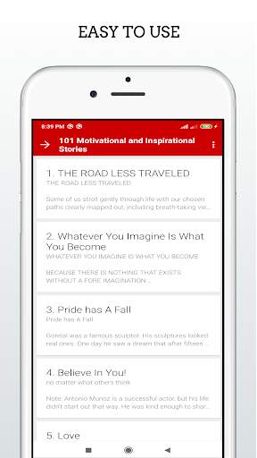 101 Best Motivational Stories in English Offline screenshot 2