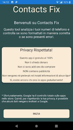 Contacts Fix screenshot 1