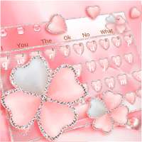 Pink Diamond Heart Keyboard logo