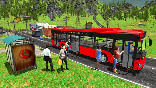 Big Mountain Snow Bus Driving Simulator 3D screenshot 6