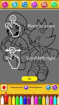 coloring sonic dash hedge скриншот 4