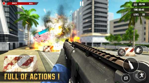 US Police Free Fire - Free Action Game screenshot 5
