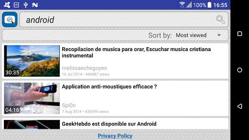 Video Search for Dailymotion screenshot 5