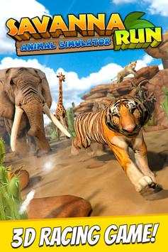 Savanna Run - Animal Simulator screenshot 1
