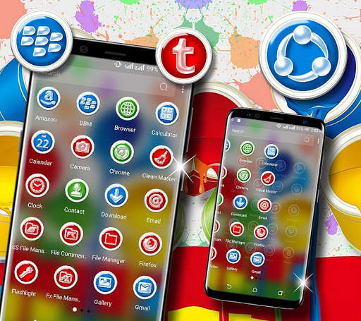 Paint Bucket Launcher Theme screenshot 2