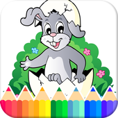 Easter Bunny Coloring icon