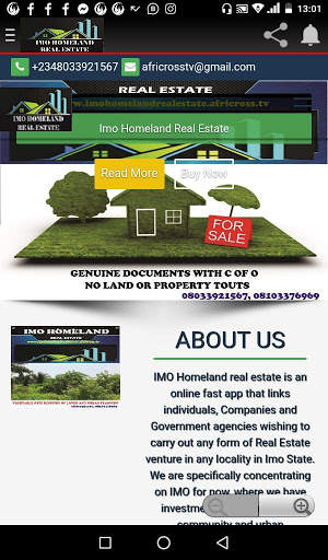 Imo Homeland Real Estate स्क्रीनशॉट 1