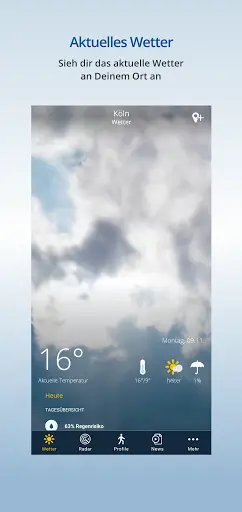 wetter.de – Dein Wetter, immer & überall screenshot 1