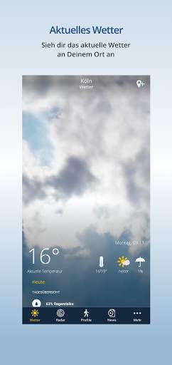 wetter.de – Dein Wetter, immer & überall screenshot 1