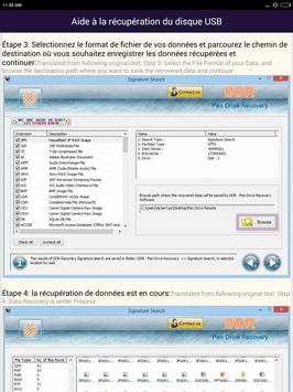 Récupération de données du lecteur USB French Help скриншот 16