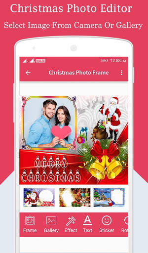 Christmas Photo Frame Editor screenshot 2