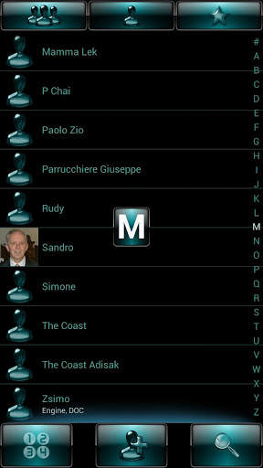 Dialer Dusk AquaGreen Theme screenshot 4