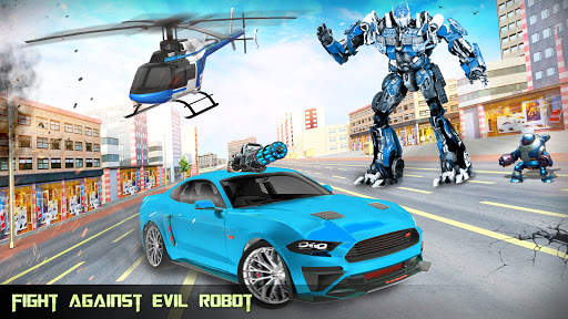 Robot Helicopter Gunship Strike 3D: Robot Games 3D screenshot 1