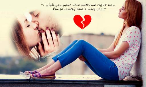 Miss You Photo Frames FREE screenshot 2